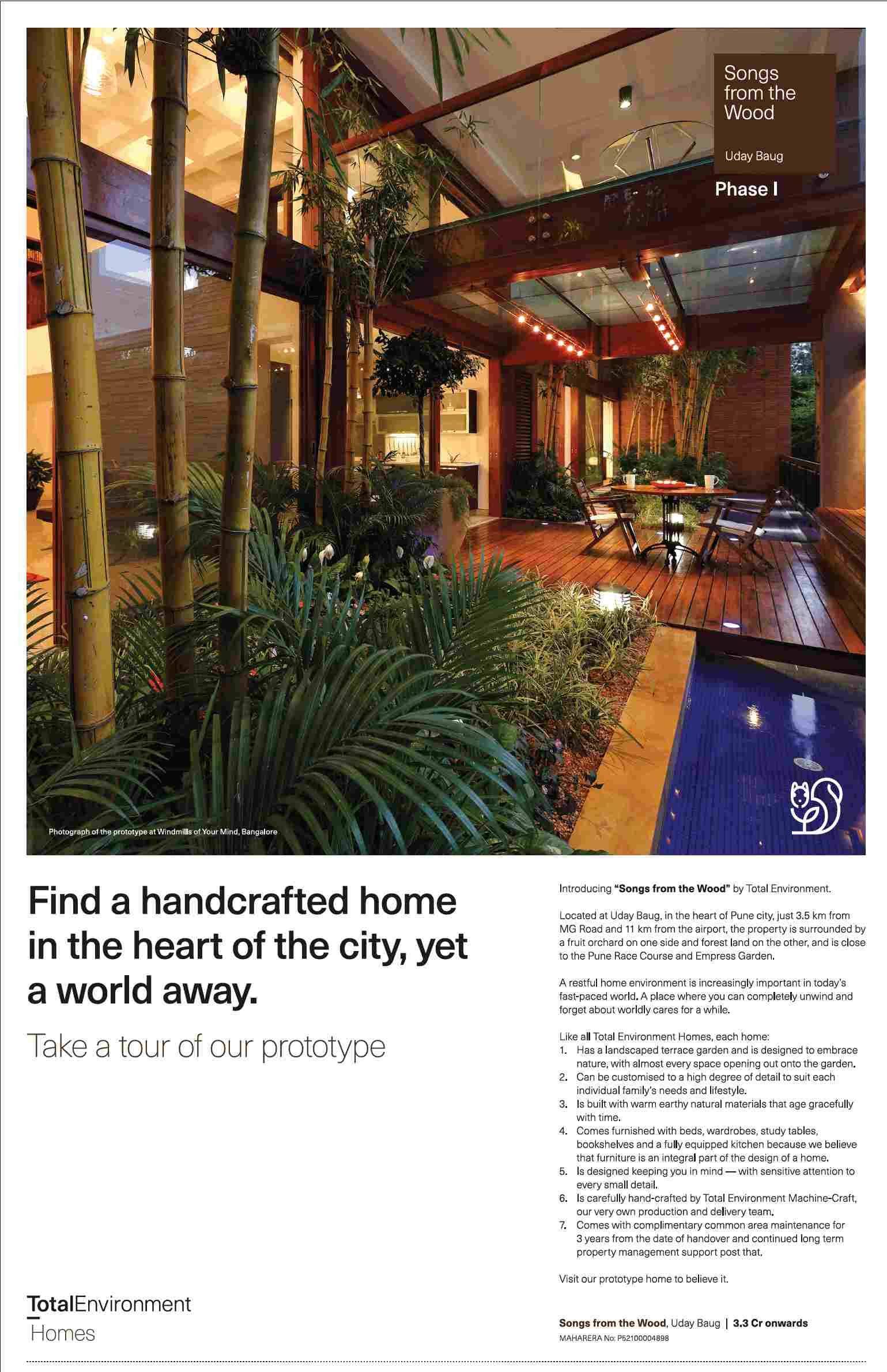 Introducing Songs from the Woods by Total Environment in Pune